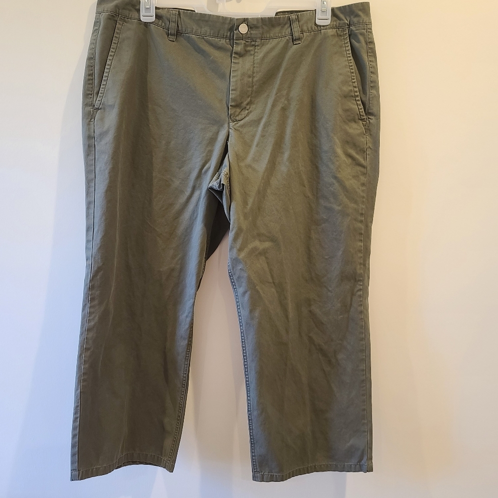 Mens Bonobos Army Green Everyday Chino Straight Leg Pants